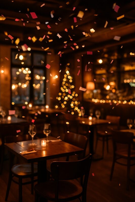 horeca confetti kerstdecoratie