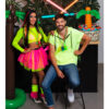 Opblaasbare palmboom 180 cm als tropische feestdecoratie